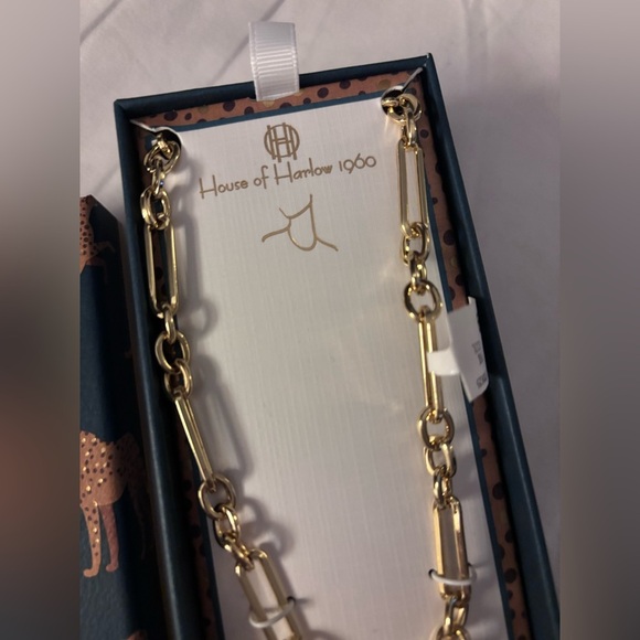 House of Harlow 1960 Gold Heart Necklace - Picture 5 of 5